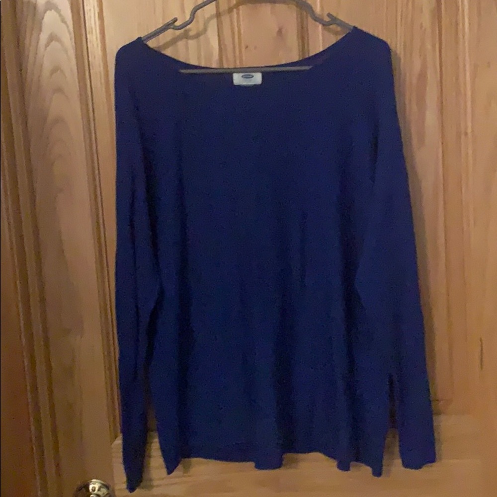 Blue old navy sweater